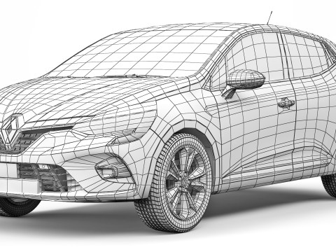 Renault Clio 2019 3Dモデル