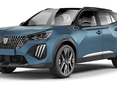 Peugeot e-2008 2024 3D Modell