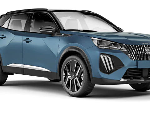 Peugeot e-2008 2024 3D Model