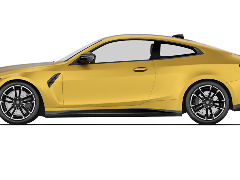 M4 Coupe 2024 Modello 3D
