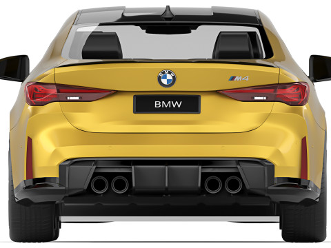 M4 Coupe 2024 Modello 3D
