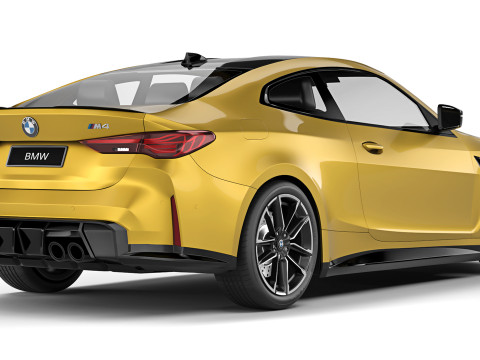 M4 Coupe 2024 Modello 3D