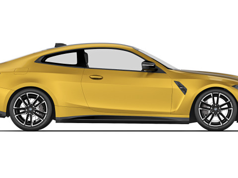 M4 Coupe 2024 Modello 3D