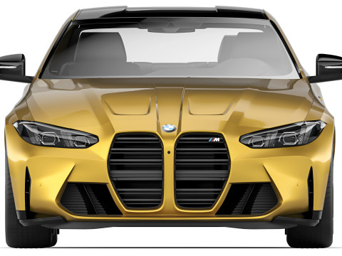 M4 Coupe 2024 Modello 3D