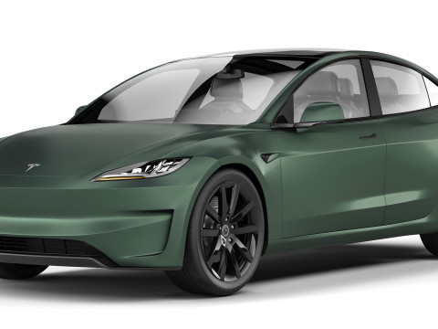 Tesla Model 3 Performance 2024 3D Model
