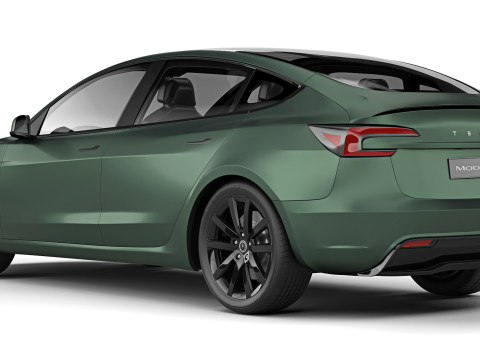 Tesla Model 3 Performance 2024 3D Модель