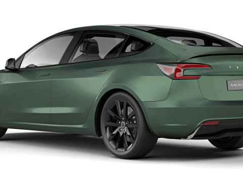 Tesla Modello 3 Prestazioni 2024 Modello 3D