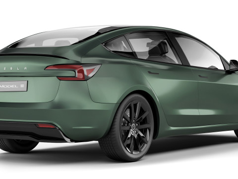 Tesla Model 3 Performance 2024 3D Модель