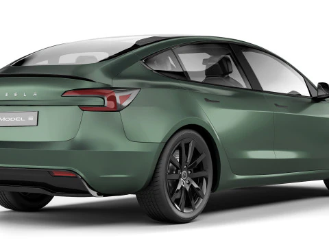 Tesla Modello 3 Prestazioni 2024 Modello 3D