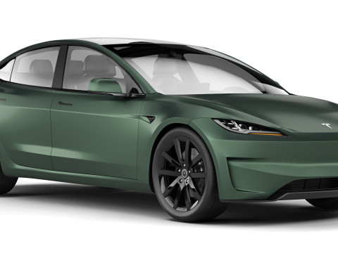 Tesla Model 3 Performance 2024 3D Модель