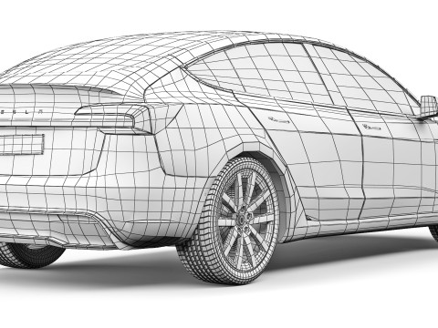 Tesla Model 3 Performance 2024 3D Модель