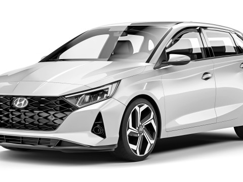 Hyundai i20 2021 3D Модель
