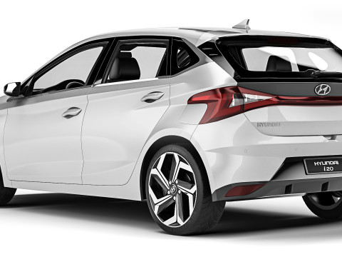 Hyundai i20 2021 Modello 3D