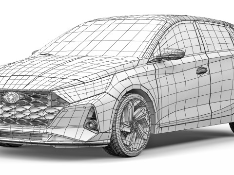 Hyundai i20 2021 Modello 3D