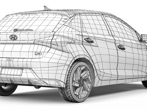 Hyundai i20 2021 3D Model