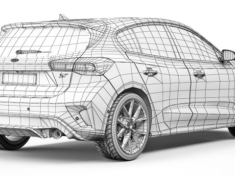 Fard Focus ST 2022 3D Model