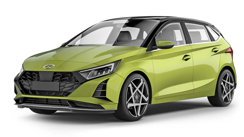 Hyundai i20 2024 3D Model .c4d .max .obj .3ds .fbx .stl .blend