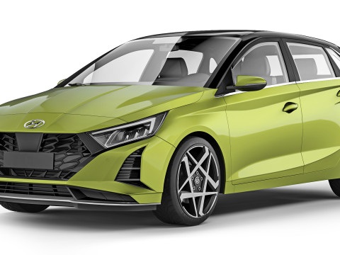 Hyundai i20 2024 3D Модель