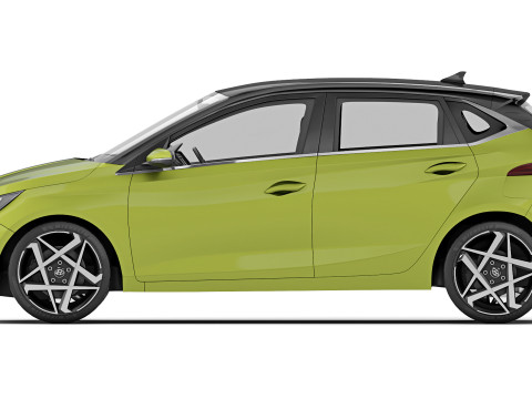 Hyundai i20 2024 Modelo 3D