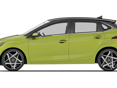 Hyundai i20 2024 3D Model