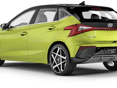 Hyundai i20 2024 3D Model