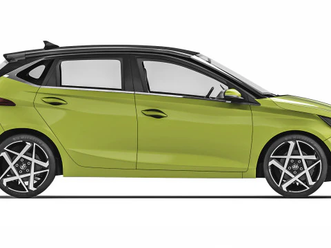 Hyundai i20 2024 3D Model