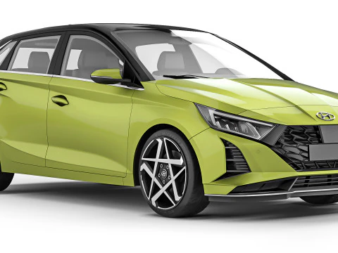 Hyundai i20 2024 3D Model