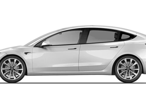 Tesla Model 3 Performance Long Range 2024 3D Model