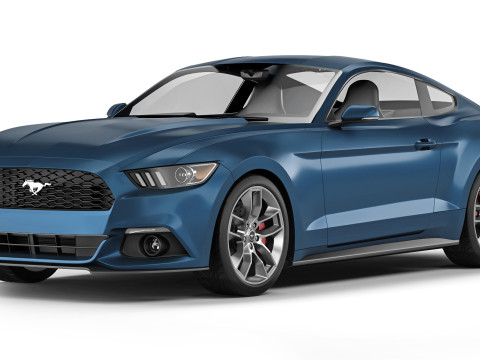 Mustang 2015 3D Model