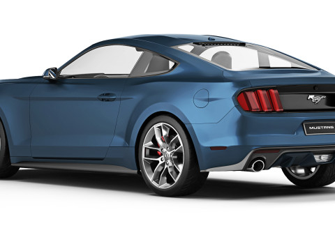 Mustang 2015 3D Модель