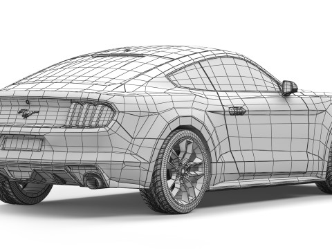 Mustang 2015 3D Модель