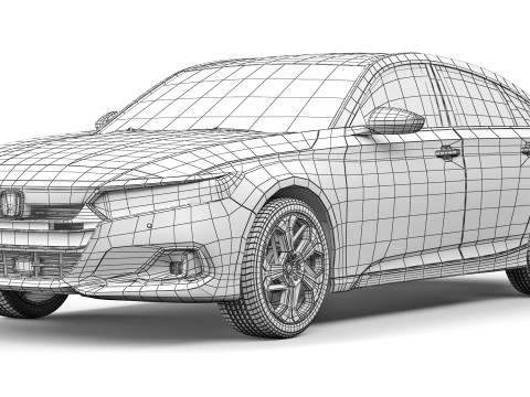 Honda Accord 2021 3D-Modell