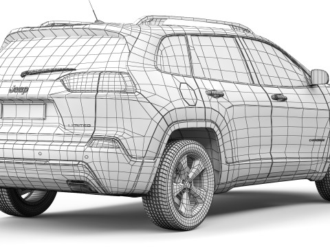 Jeep Cherokee Limited 2019 Modelo 3D