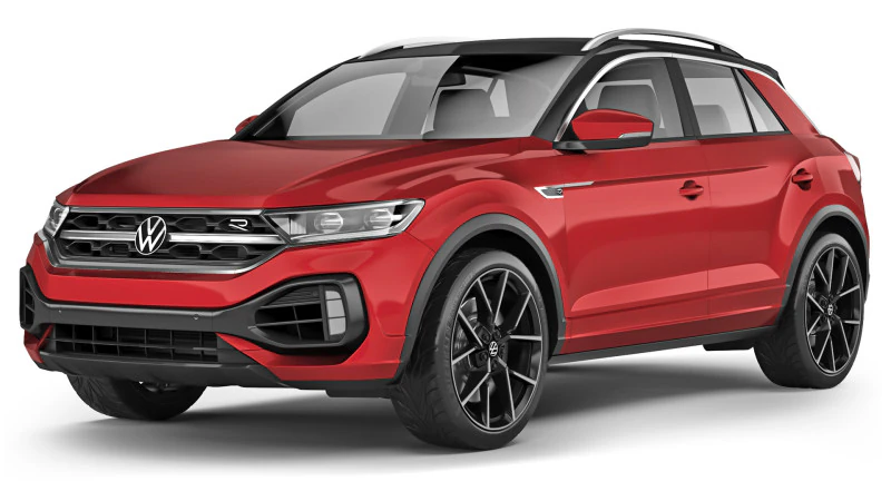 Volkswagen T-Roc R 2022 3D Model .c4d .max .obj .3ds .fbx .stl .blend 