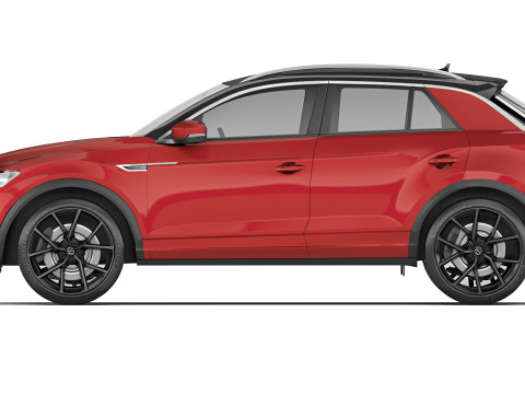 Volkswagen T-Roc R 2022 3Dモデル