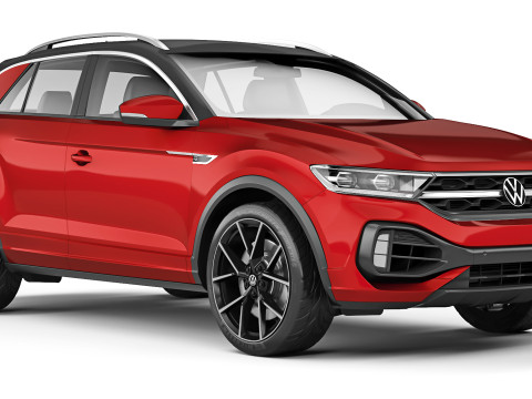 Volkswagen T-Roc R 2022 3Dモデル