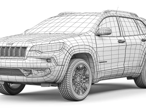 Jeep Cherokee Trailhawk 2019 3D Model