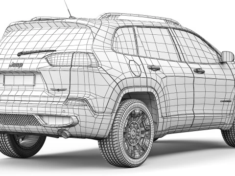 Jeep Cherokee Trailhawk 2019 3D Model