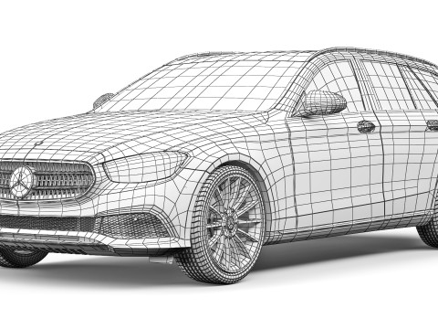 Mercedes-Benz E-Class Estate 2021 3D Model