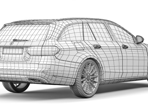 Mercedes-Benz E-Class Estate 2021 3D Model