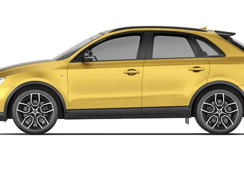 Audi Q3 S-Line 2016 3D Model