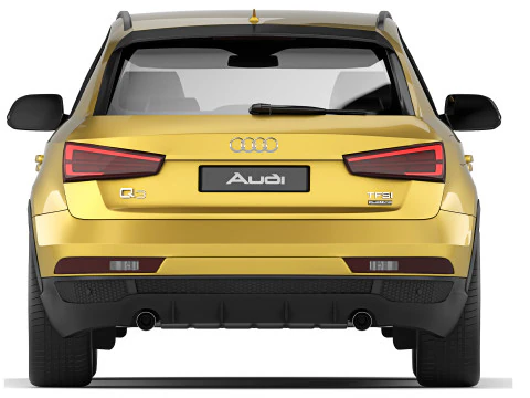 Audi Q3 S-Line 2016 3D Model