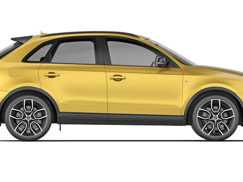 Audi Q3 S-Line 2016 3D Model