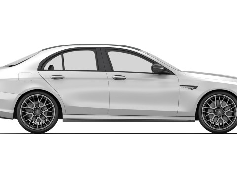 Mercedes-Benz E63 AMG 2021 3Dモデル