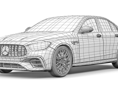 Mercedes-Benz E63 AMG 2021 3Dモデル