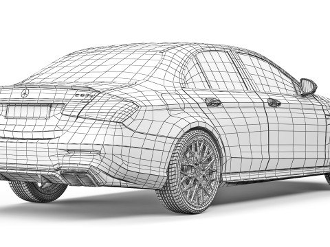 Mercedes-Benz E63 AMG 2021 3Dモデル