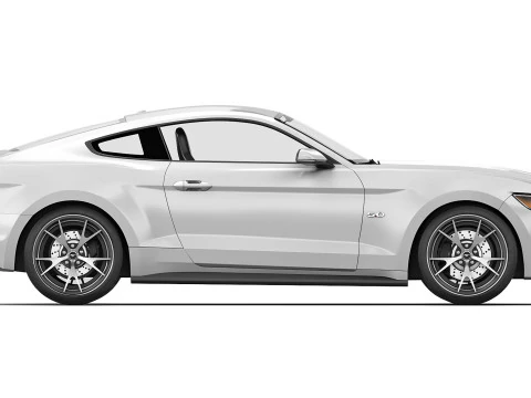 Mustang 50th Anniversary Edition 2015 3D Model
