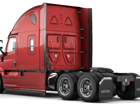 Freightliner Cascadia 2020 Sleeper Cab 3Dモデル