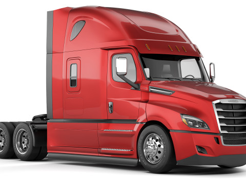 Freightliner Cascadia 2020 Sleeper Cab 3Dモデル