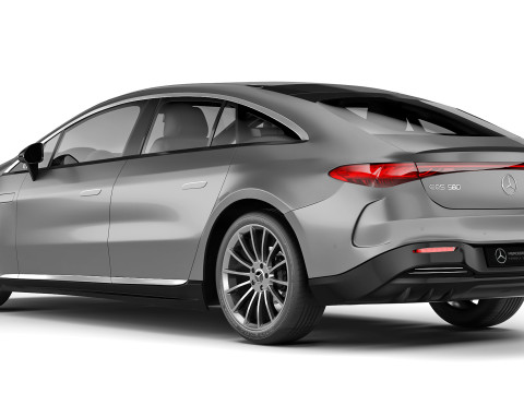 Mercedes-Benz EQS 2025 3D मॉडल